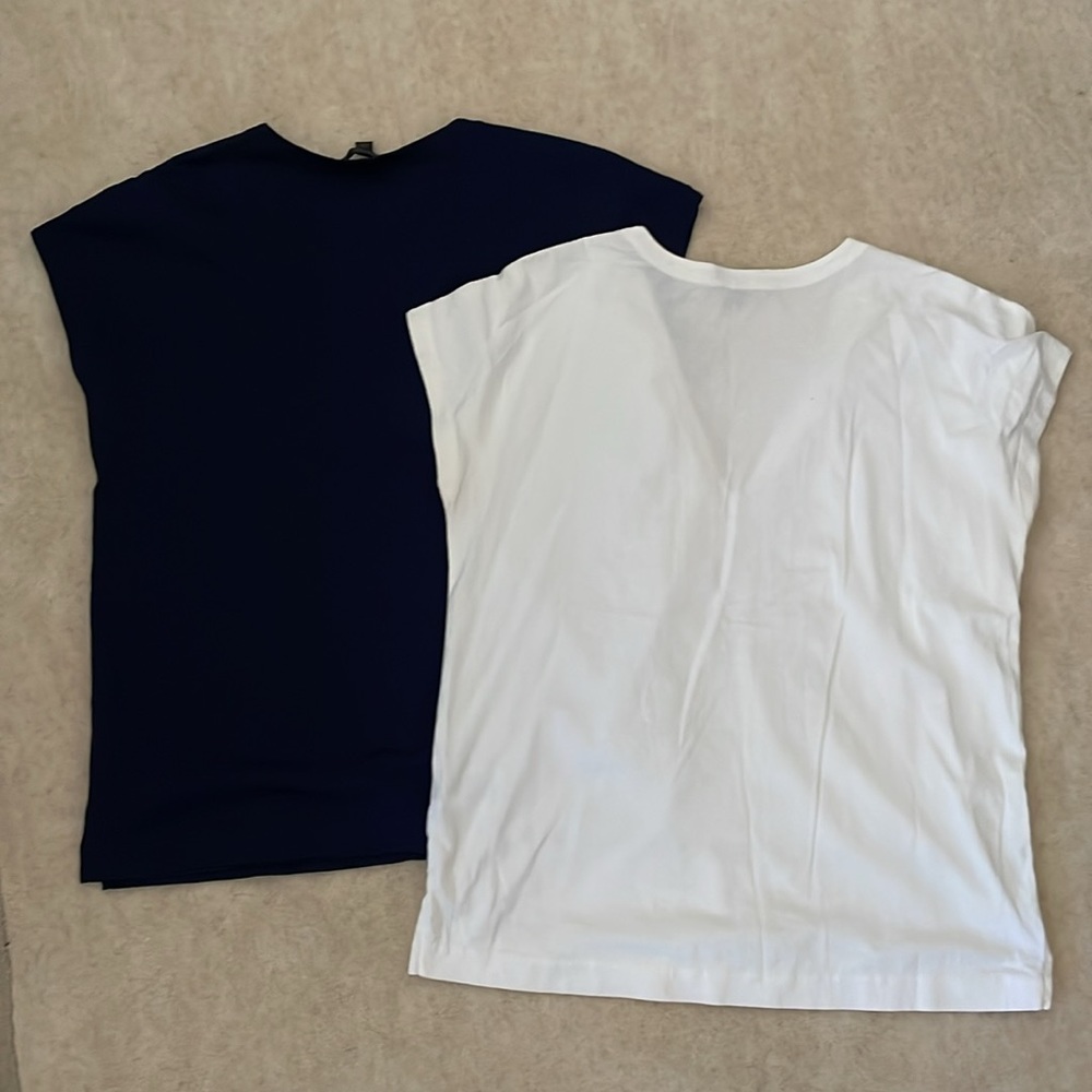 Lot of two J.Crew embroidered shirts, both size extra small - Picture 5 of 5